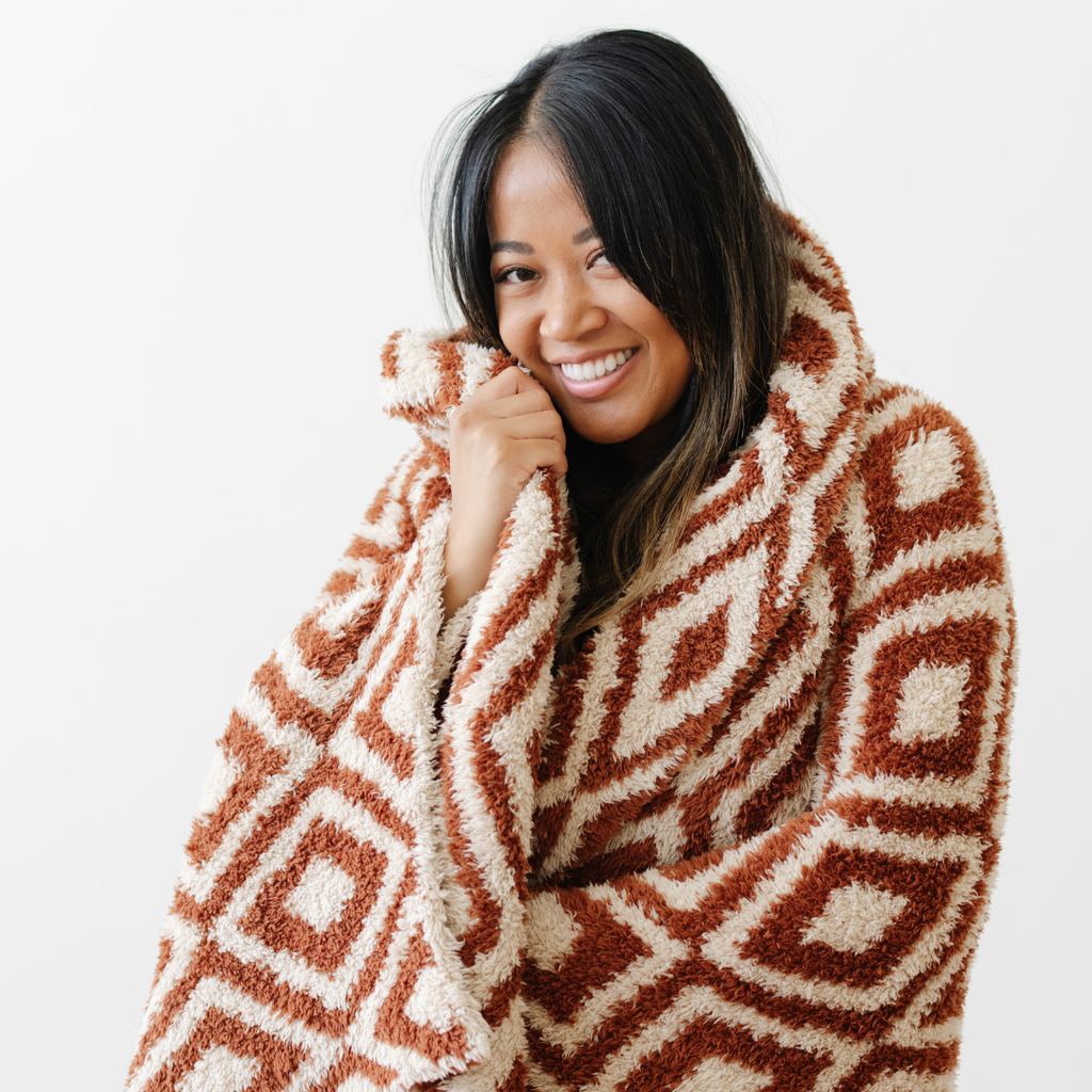 DOUBLE-LAYER BAMBONI® THROW BLANKETS in Khmer Double Layer - photo