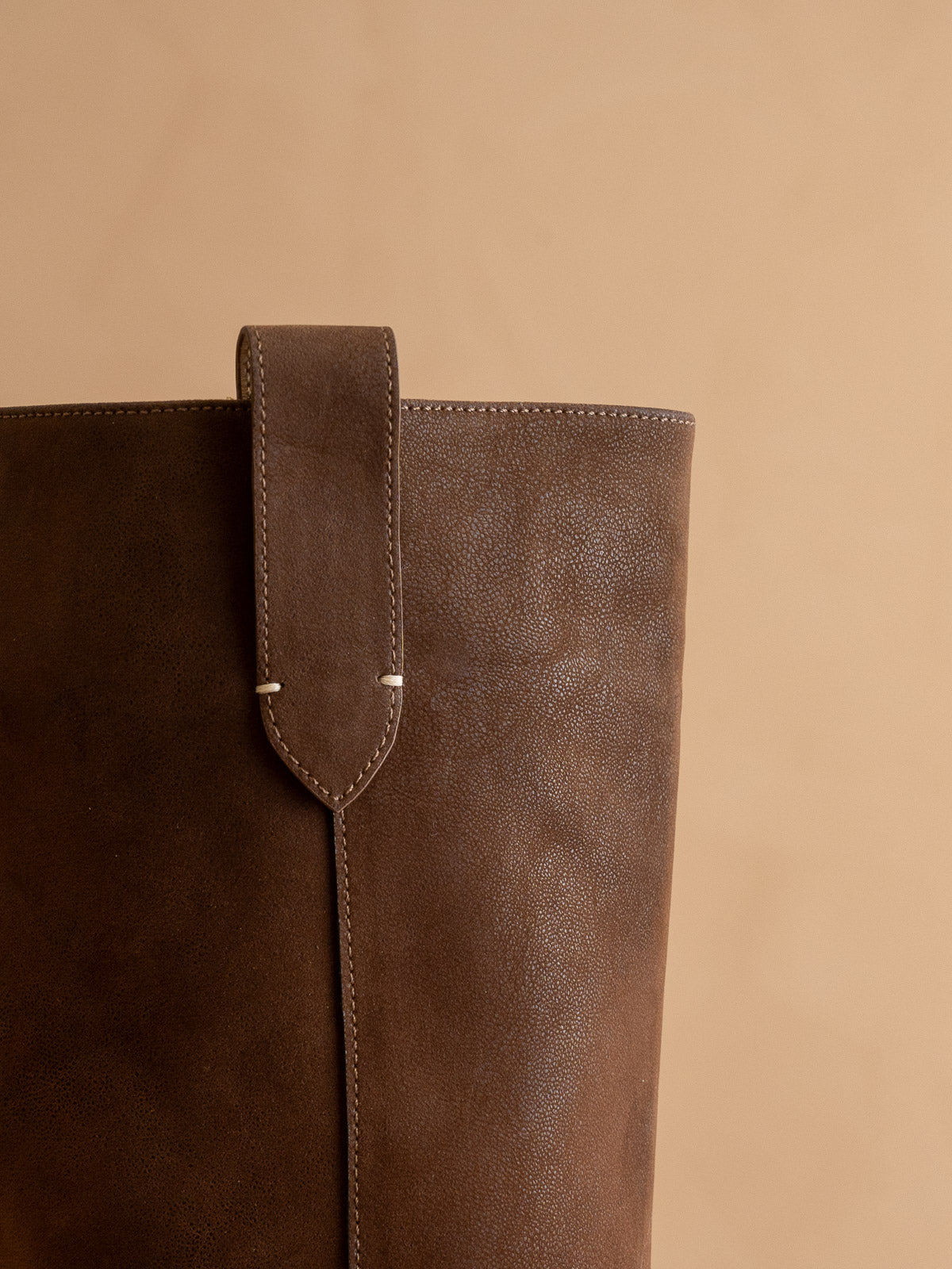 The Leanne | Coffee Moto Knee High Boot in 7 Coffee - BOOTS & BOOTIES photo