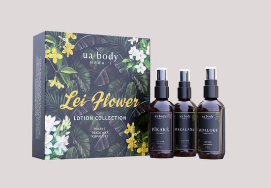 Ua Body | Hawaiian Skincare Hawaiian Lei Flower Lotion Set