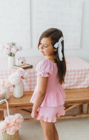 Cotton Candy Pink Short Set