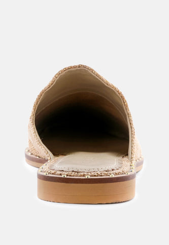 Rag & Co. Lia Handcrafted Canvas Mules in - Mules photo