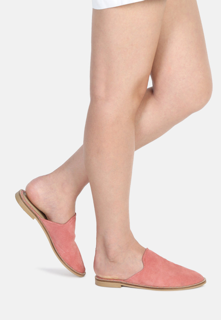 Rag & Co. Lia Handcrafted Canvas Mules in - Mules photo