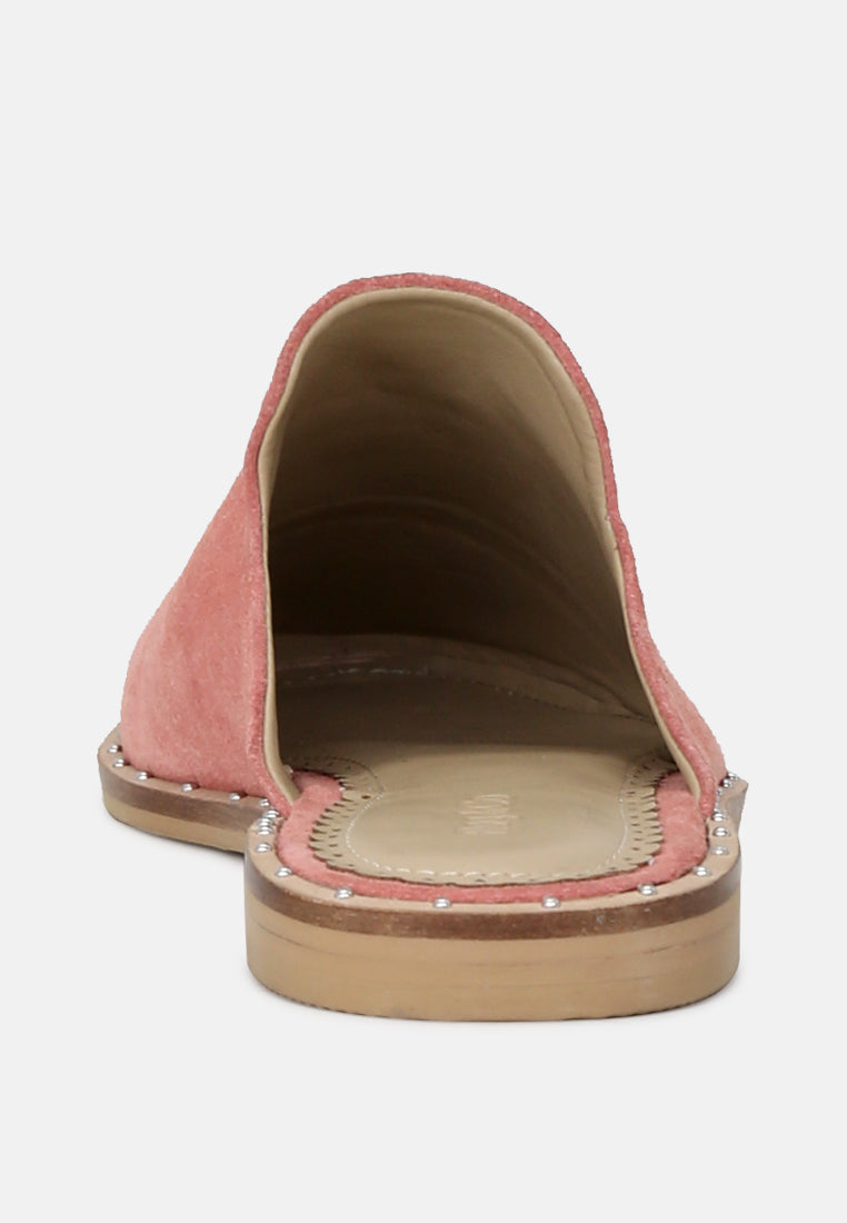 Rag & Co. Lia Handcrafted Canvas Mules in - Mules photo