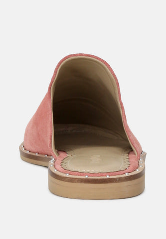 Rag & Co. Lia Handcrafted Canvas Mules in - Mules photo