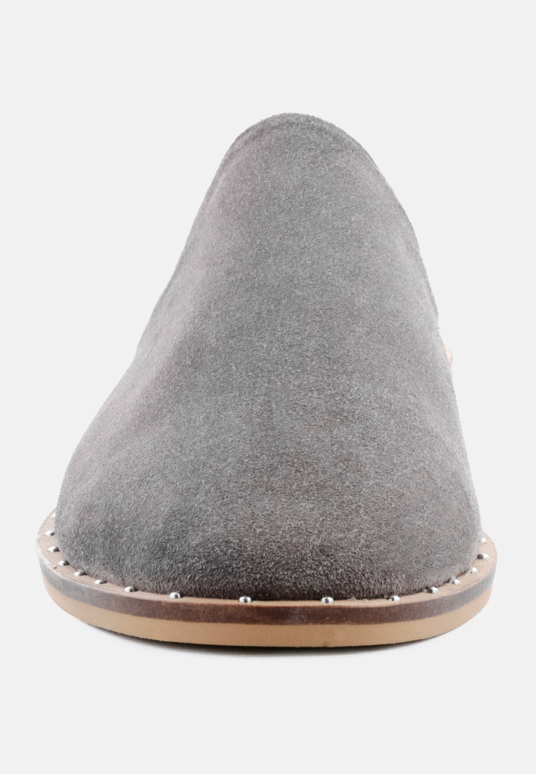 Rag & Co. Lia Handcrafted Canvas Mules in - Mules photo