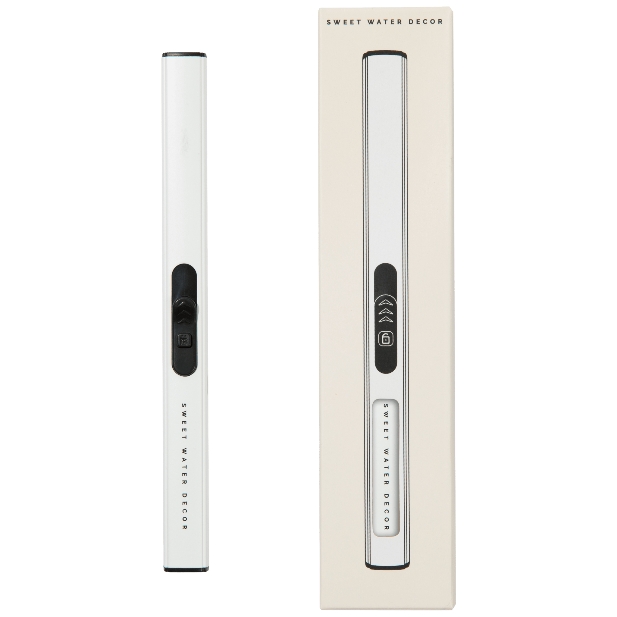 White Electric Lighter in - Rechargeable Lighters photo