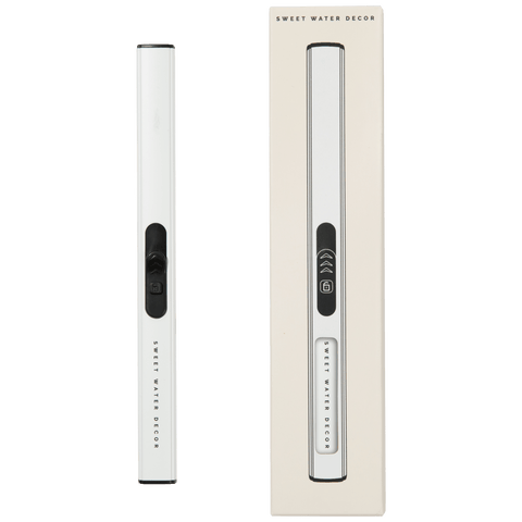 White Electric Lighter in - Rechargeable Lighters photo