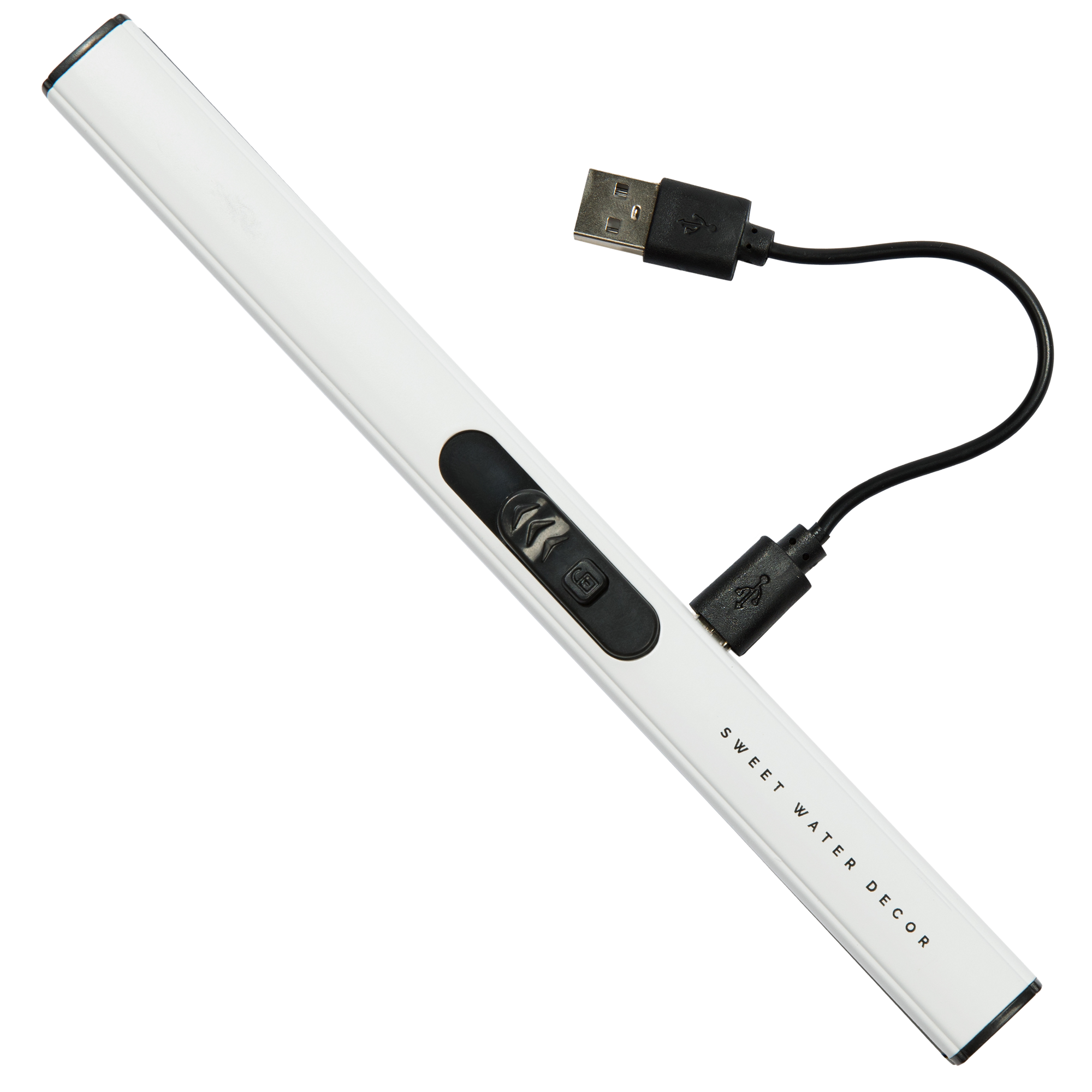 White Electric Lighter in - Rechargeable Lighters photo
