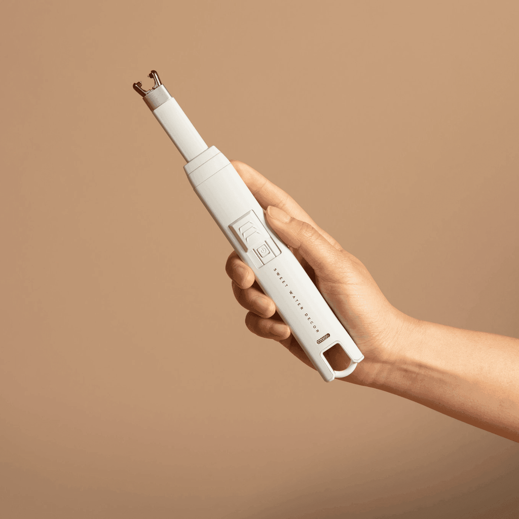 Sweet Water Decor Slate White Large Electric Lighter in - Lighters photo