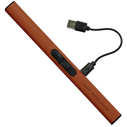 Burnt Orange Electric Lighter in - Rechargeable Lighters photo