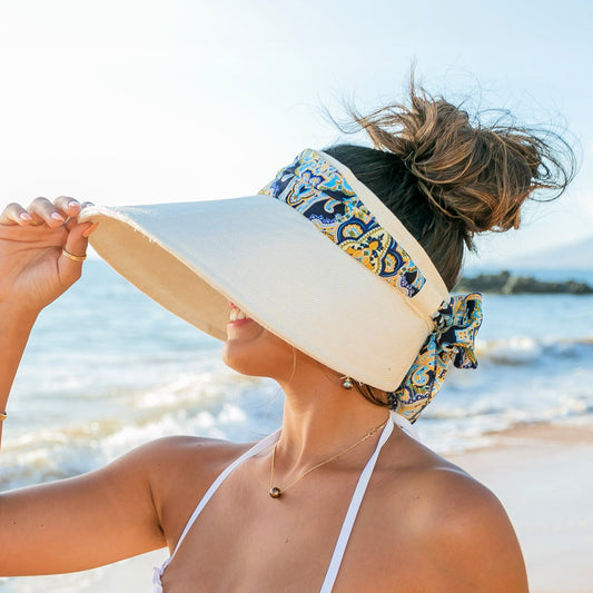 Scarf Accent Visor in - Sun Visor photo