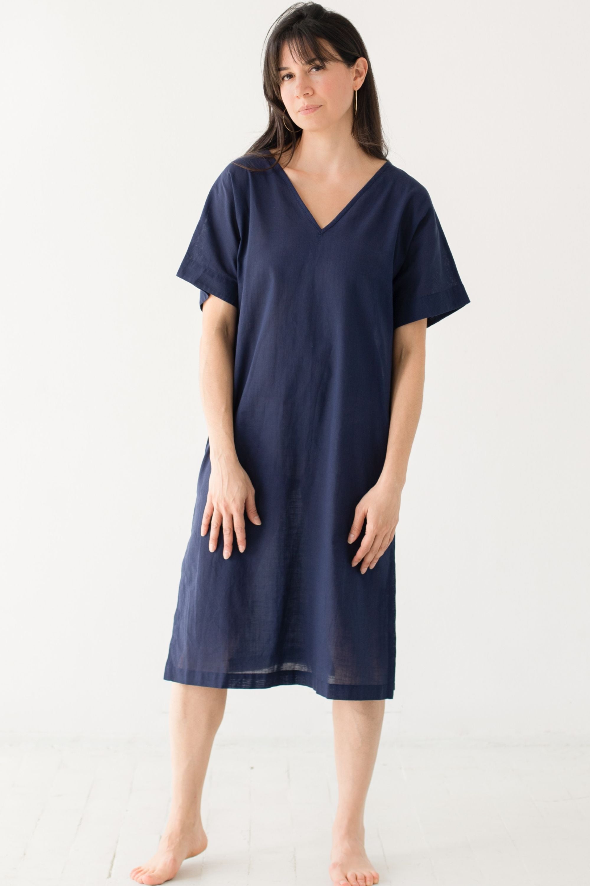 Classic Woven Kaftan in - COVER UPS photo