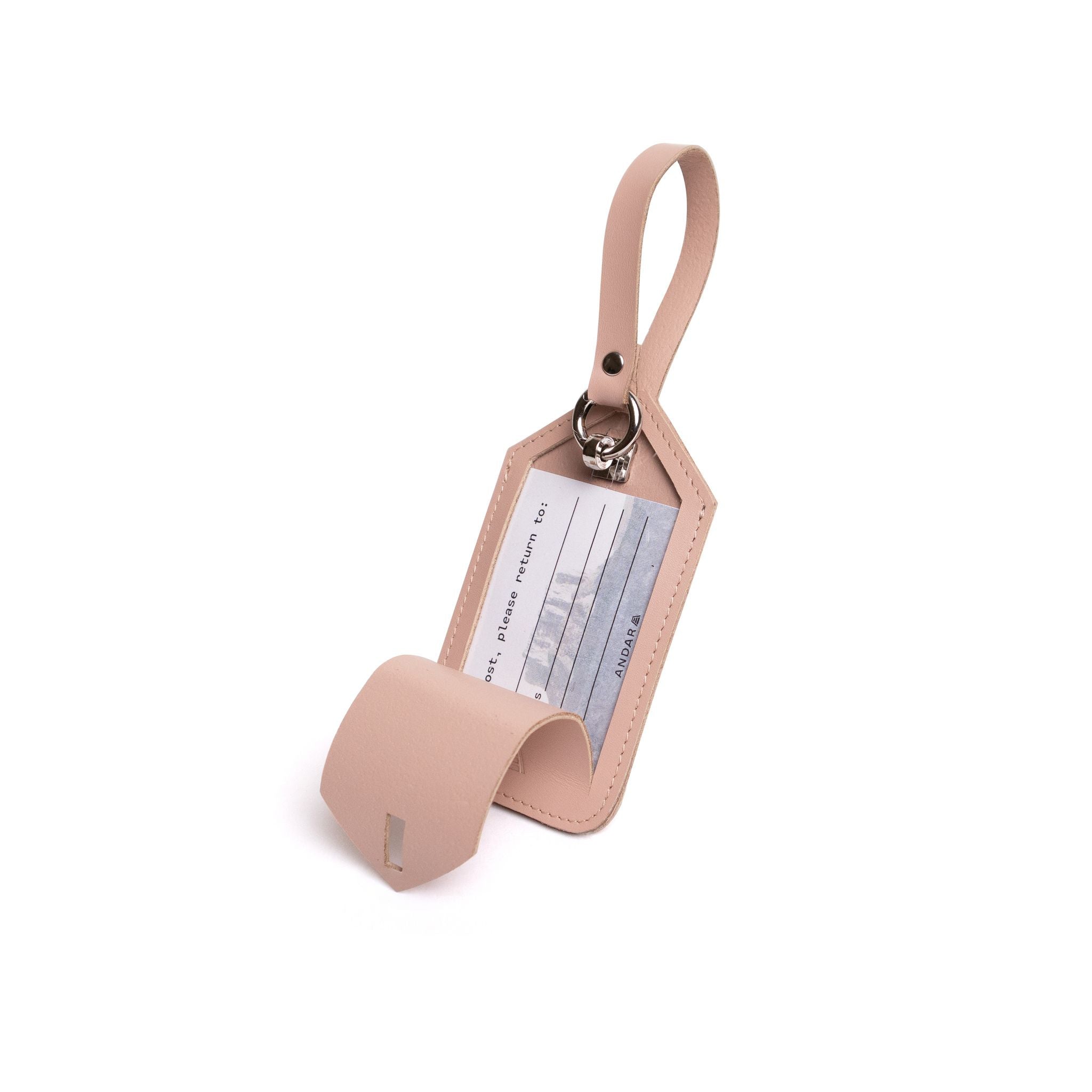 The Luggage Tag in Blush - Goods photo