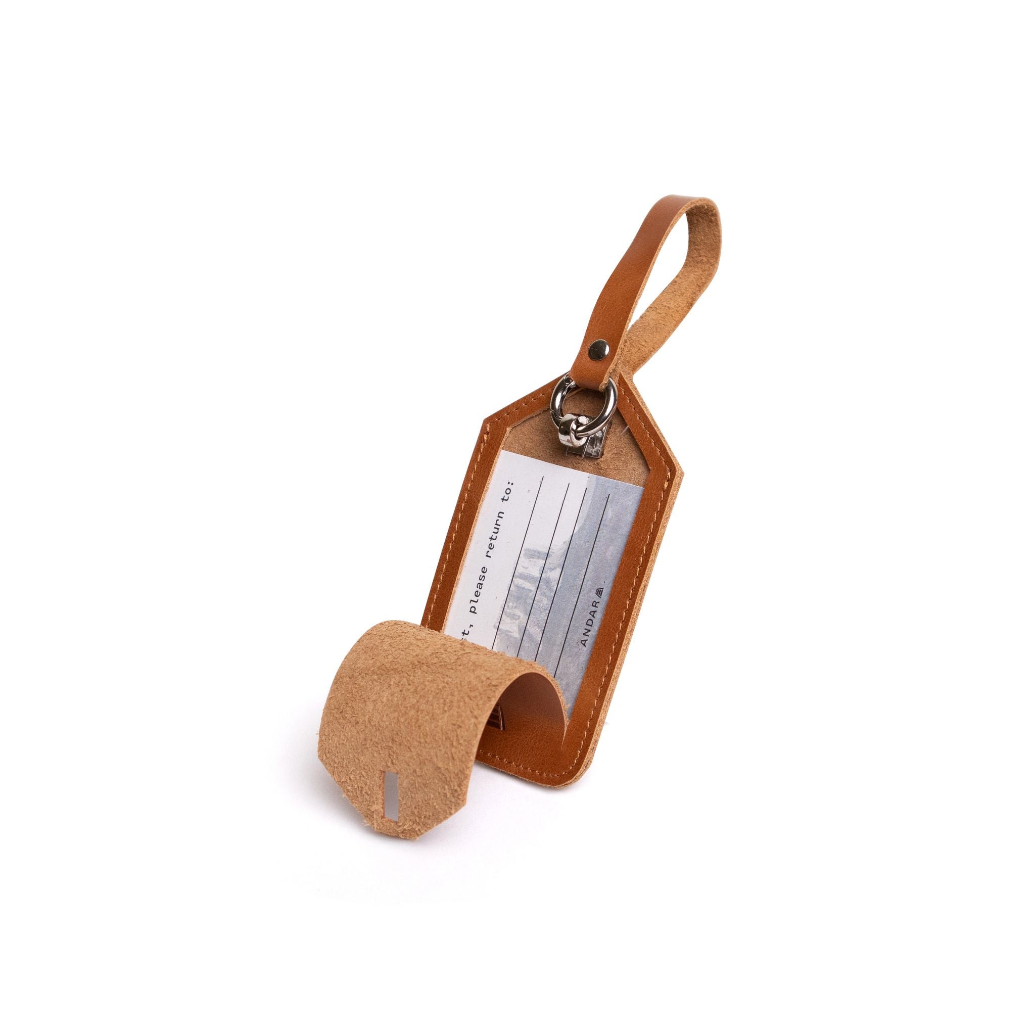 The Luggage Tag in Camel Tan - Goods photo