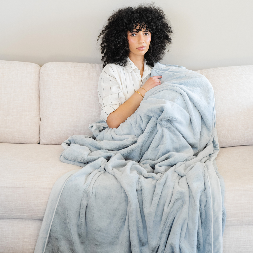 LUSH XL BLANKETS in Chambray - photo