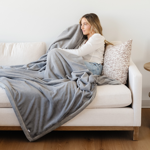 LUSH XL BLANKETS in Gray - photo