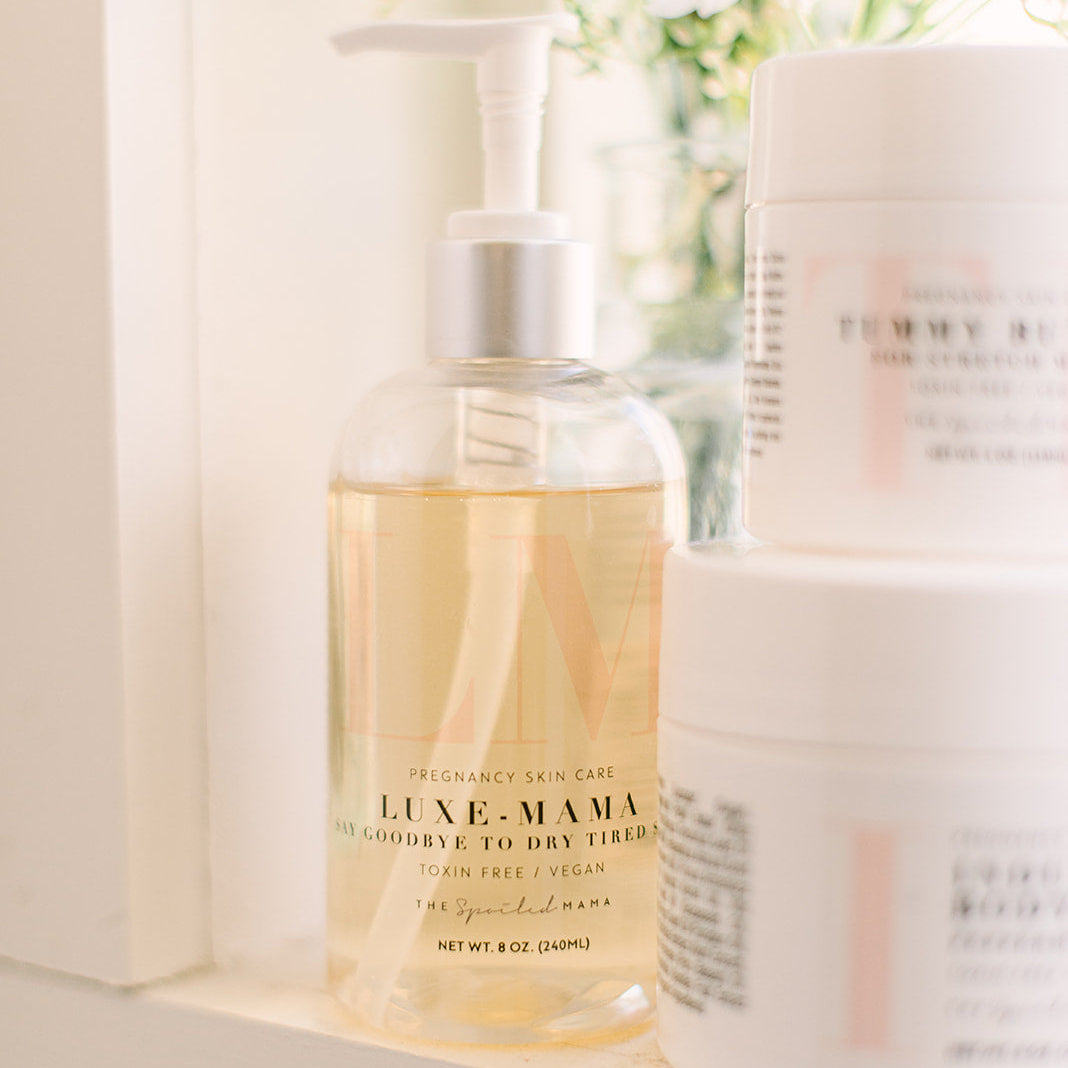 The Spoiled Mama Luxe-Mama Pregnancy Body Wash in - Body Wash > body wash for pregnancy > pregnancy safe body wash > best body wash for pregnancy > sulphate free body wash > vegan body wash > shower gel photo