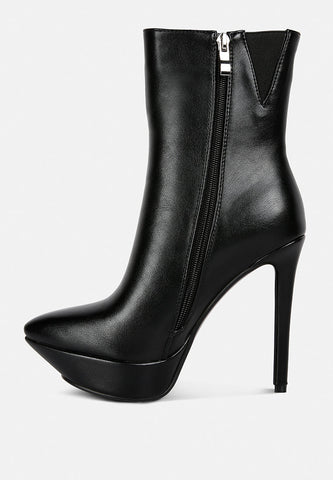 Magna Platform Heels Ankle Boot in - Boots photo