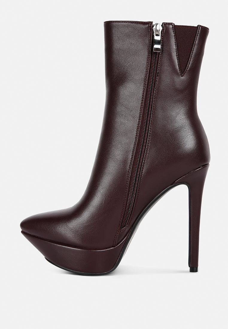Magna Platform Heels Ankle Boot in - Boots photo