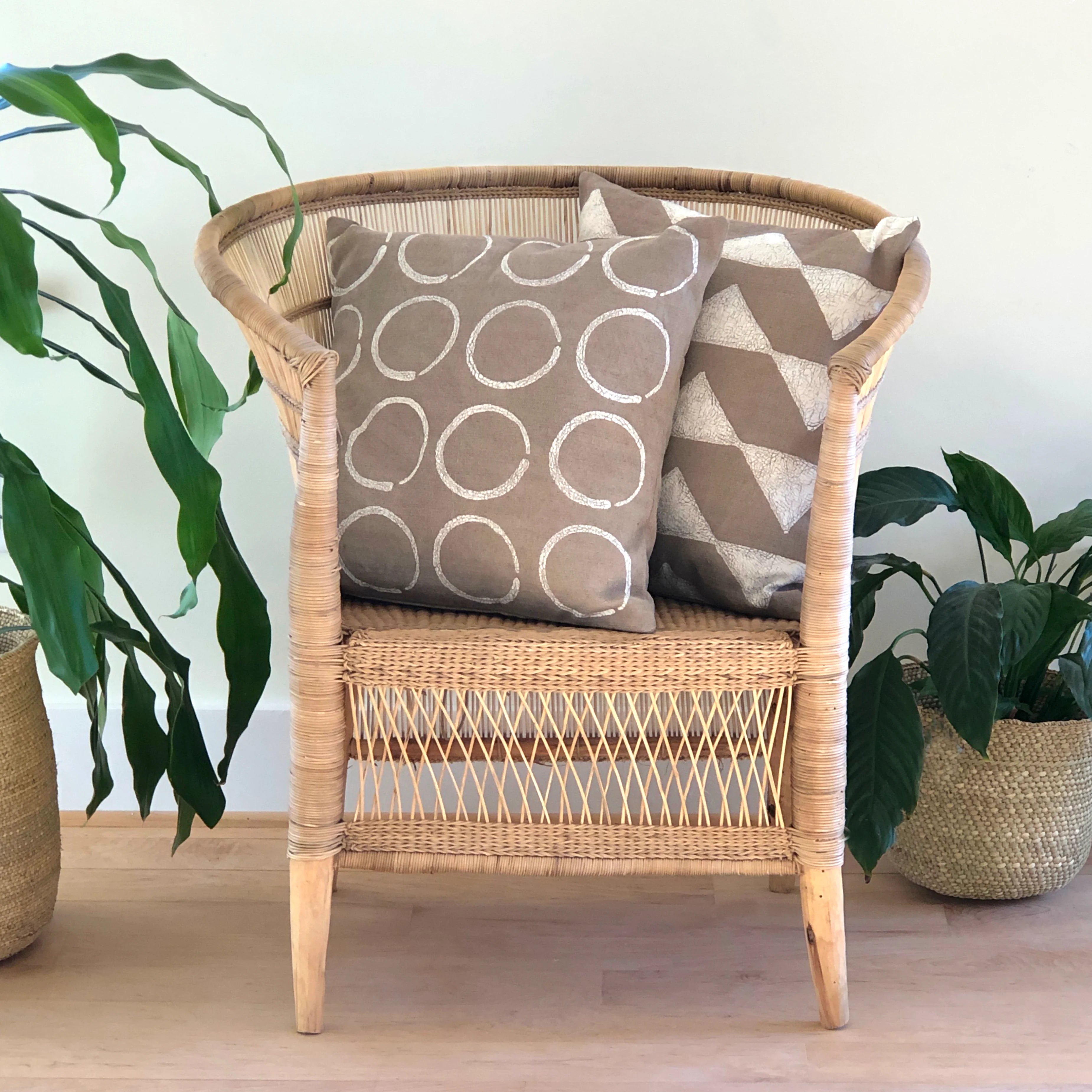 Handcrafted Malawi Cane Accent Chair in - Decor photo