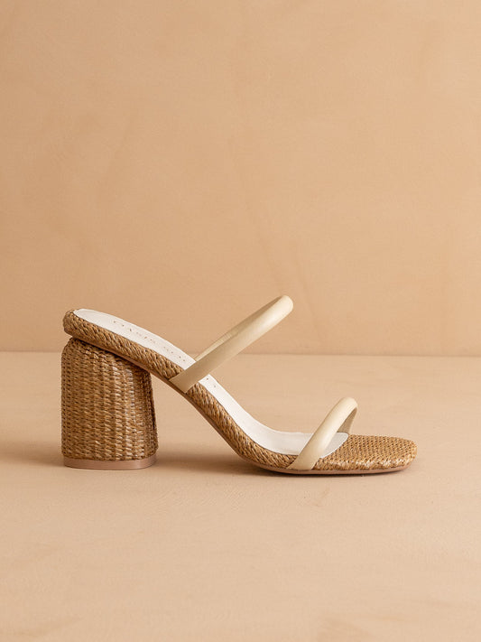 The Margaret | Butter Rattan Heel in - HEELS photo