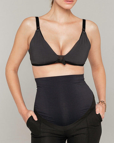 More Support Maternity/Nursing Eco Bra in Black - Maternity Bra photo