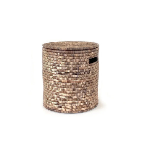 Lidded Floor Baskets | Brown | Malawi
