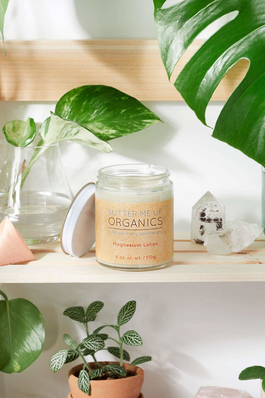 Butter Me Up Organics Magnesium Body Butter- Organic Sleep & Muscle Support Lotion in - Body photo