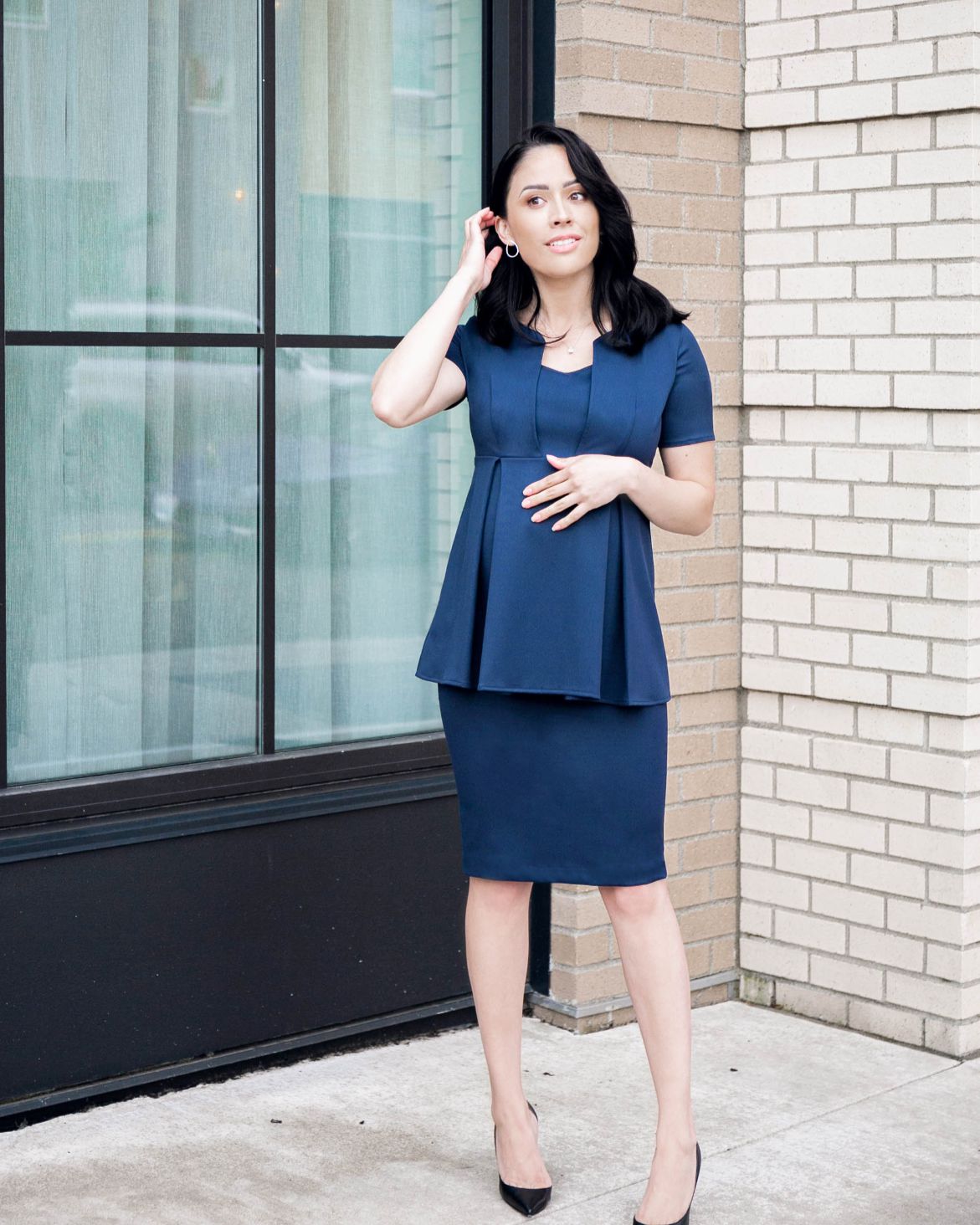 Sloan Maternity Pencil Skirt in - Women's Maternity Pencil Skirt photo