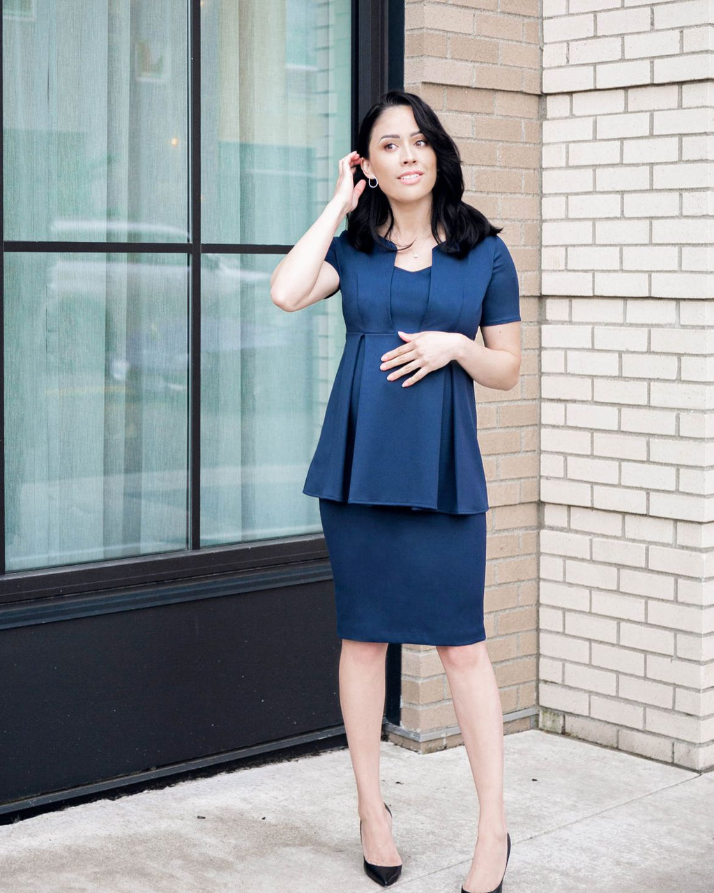 Sloan Maternity Pencil Skirt in - Women's Maternity Pencil Skirt photo