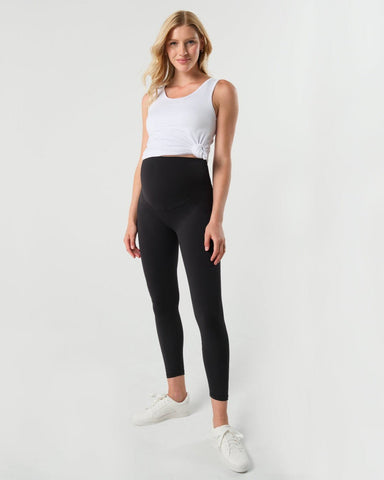 Wear Everywhere Eco Leggings w/Pocket in Black - adult female maternity leggings photo