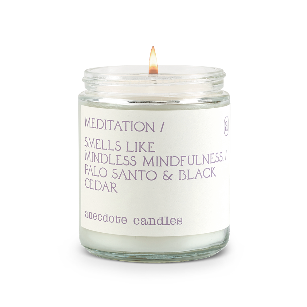 Meditation in - candle photo