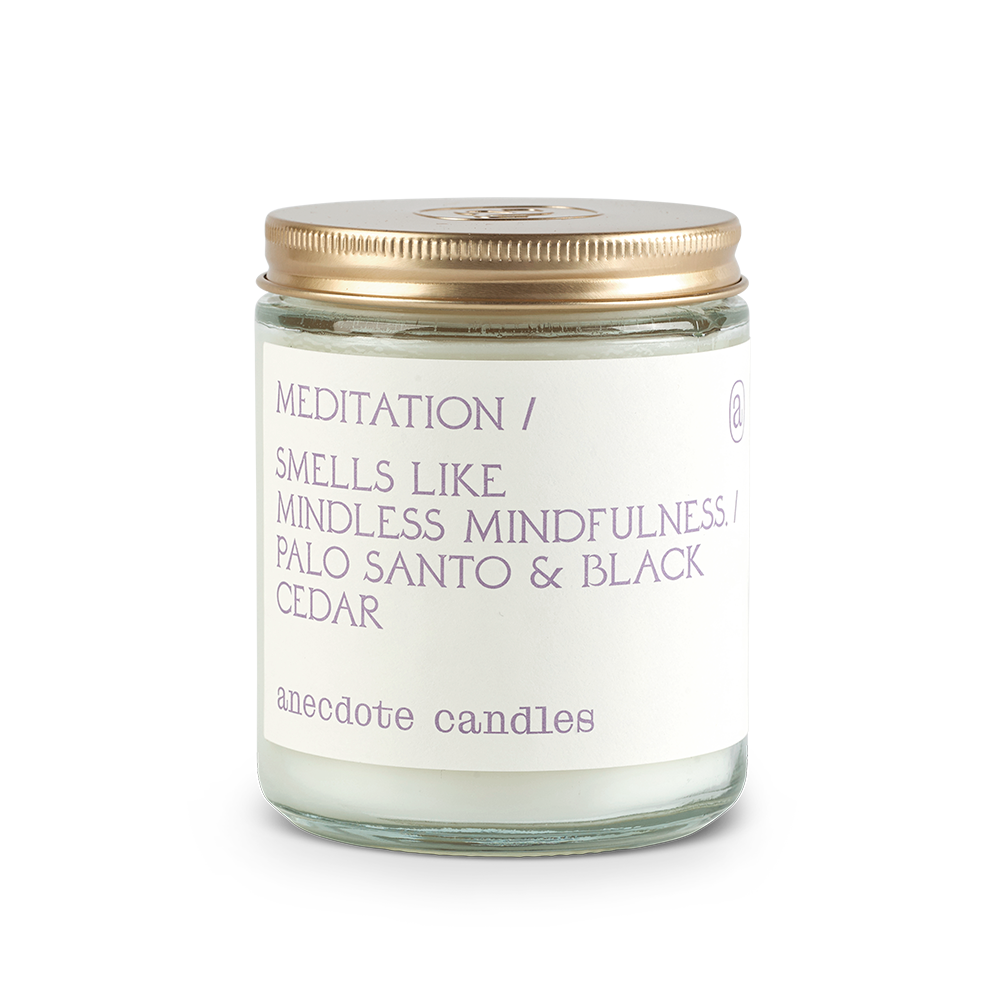 Meditation in - candle photo