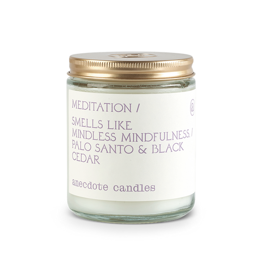 Meditation in - candle photo
