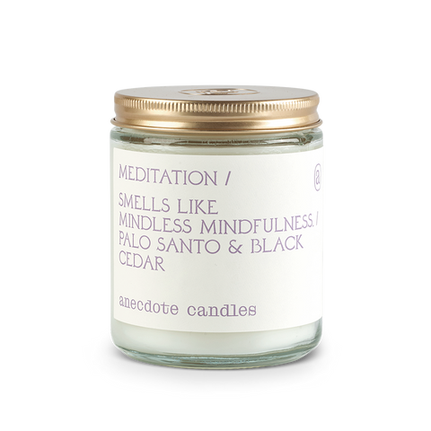 Meditation in - candle photo