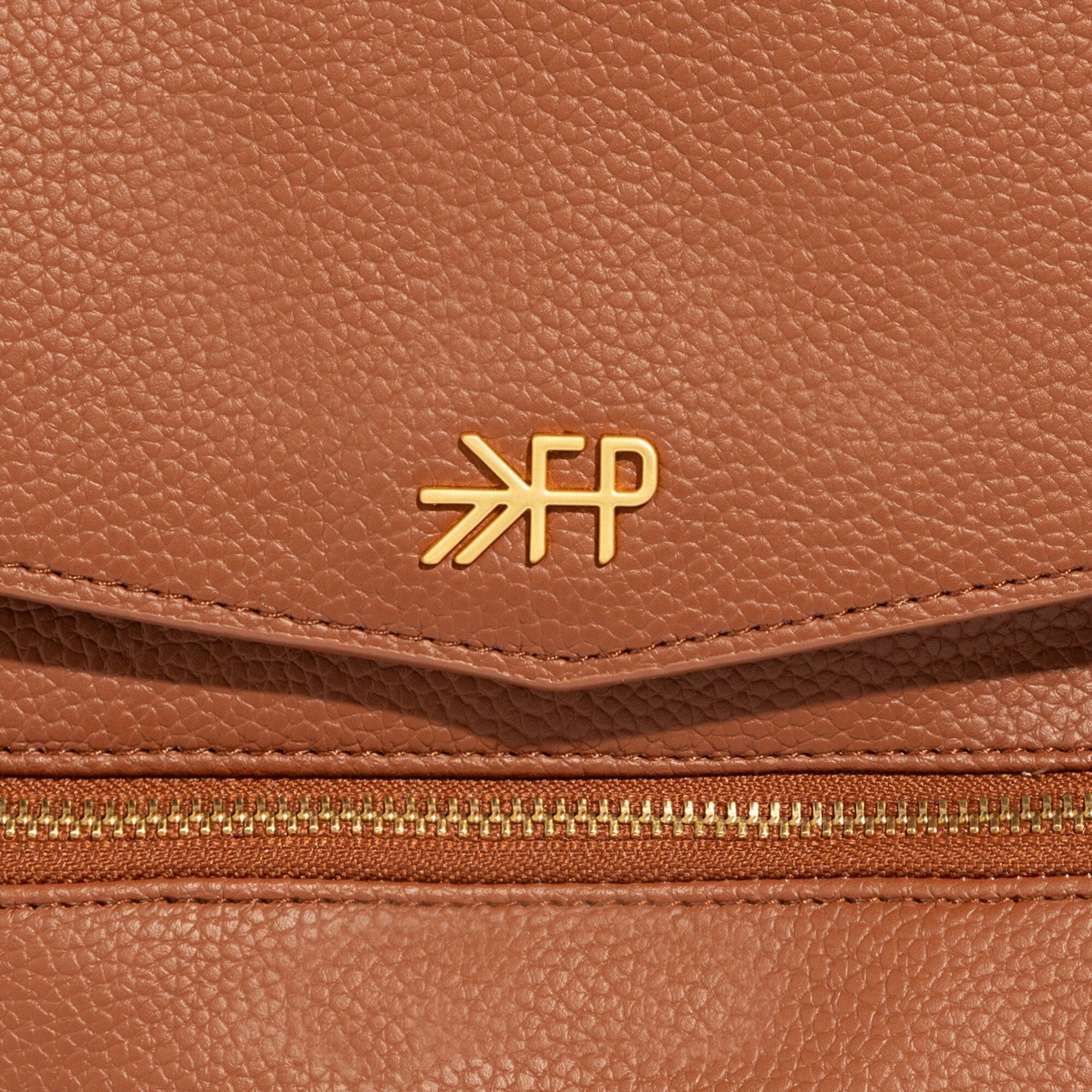 Cognac Mini Classic Diaper Bag II in - Mini Classic Diaper Bag II photo