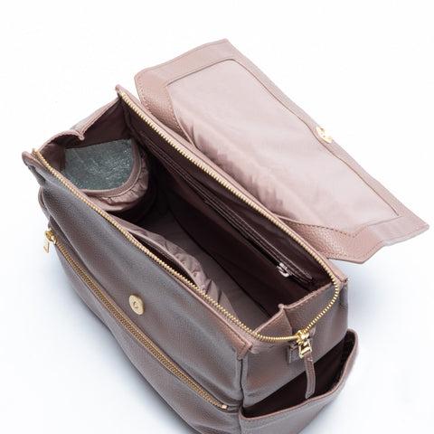 Heather Mini Classic Diaper Bag II in - Mini Classic Diaper Bag II photo