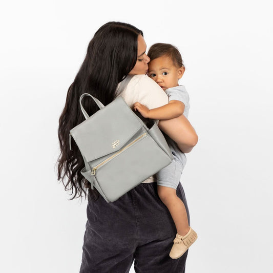 Freshly Picked Stone Mini Classic Diaper Bag II in - Mini Classic Diaper Bag II photo