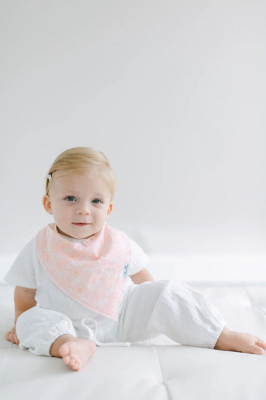 Bandana Bibs - Flowers, Hearts and Bows in - Baby Bibs photo