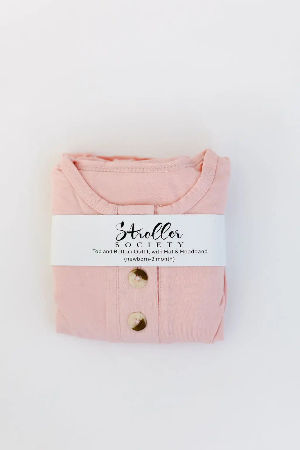 Top and Bottom Outfit, Hat and Headband Set (Newborn - 12 months) - Pink in - Onesies photo