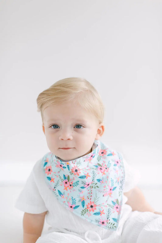 Bandana Bibs - Shore Set - Anchors, Flowers, Flamingos and Boats in - Baby Bibs photo