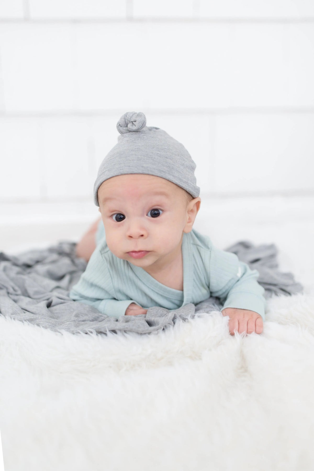 Swaddle Blanket and Hat Set - Gray in - Swaddle Blankets & Hat / Headband Sets photo