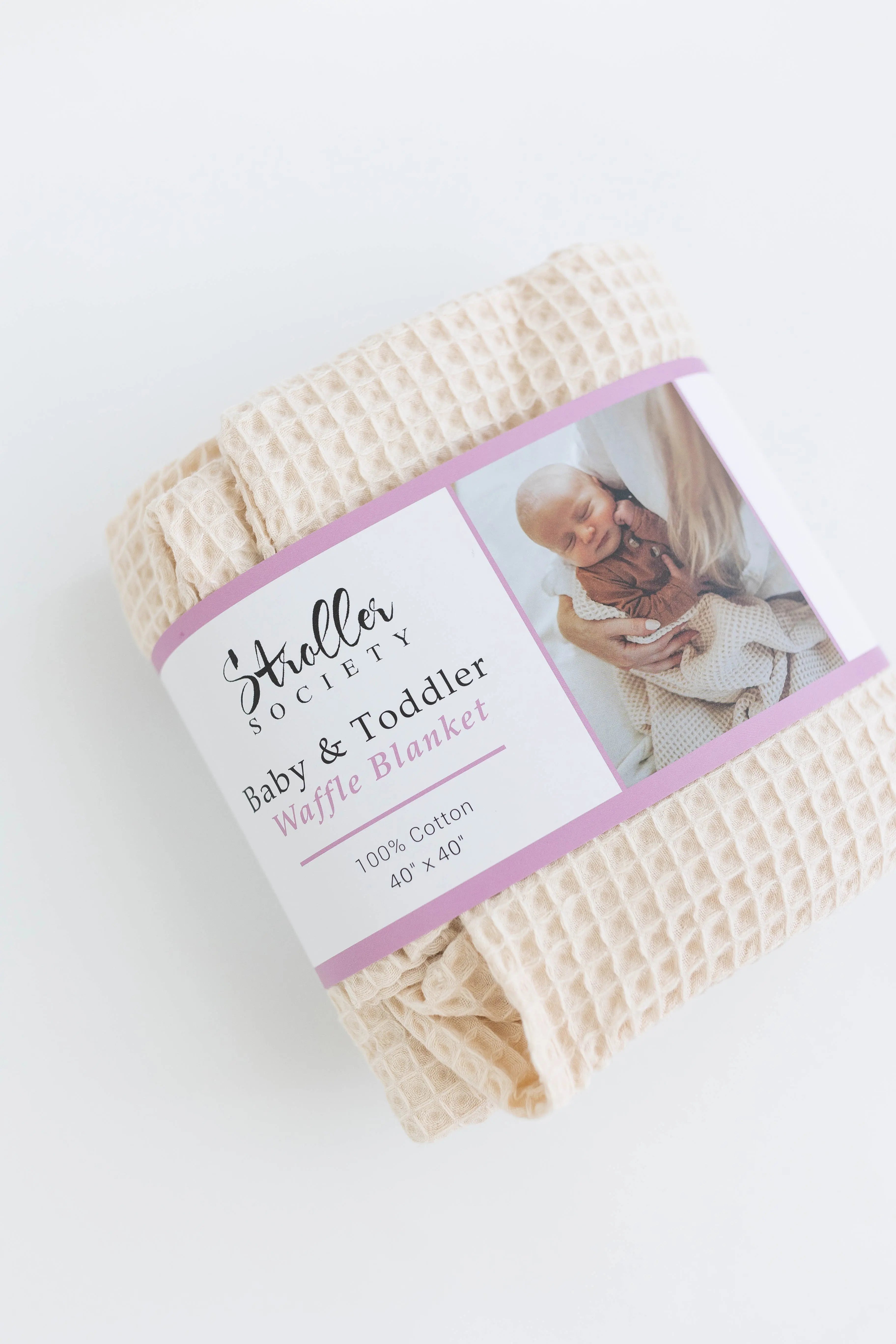 Waffle Blankets - Newborn, Baby, Toddler - 100% Cotton in - Swaddle Blankets & Hat / Headband Sets photo