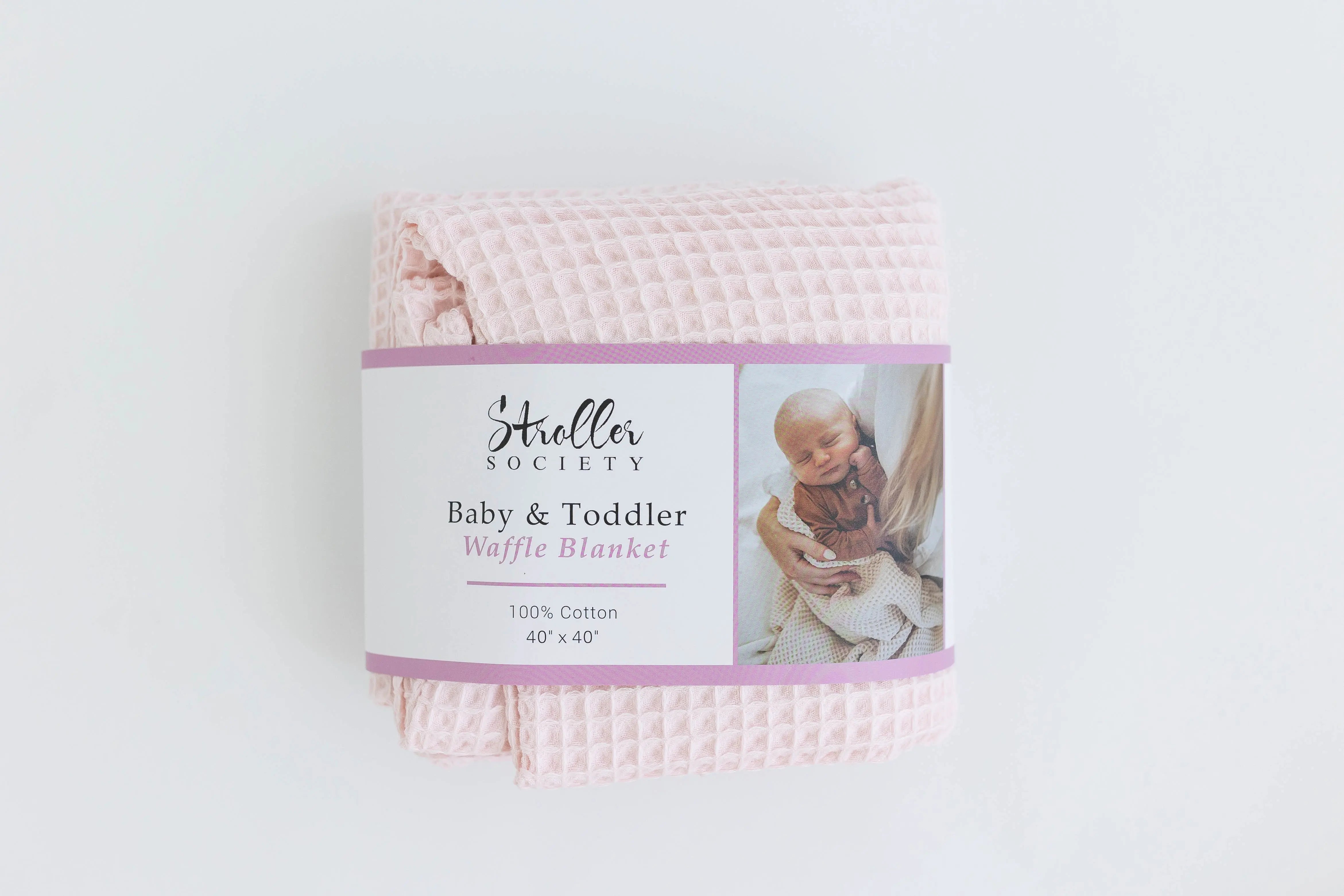 Waffle Blankets - Newborn, Baby, Toddler - 100% Cotton in - Swaddle Blankets & Hat / Headband Sets photo