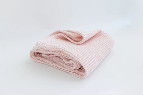 Waffle Blankets - Newborn, Baby, Toddler - 100% Cotton in - Swaddle Blankets & Hat / Headband Sets photo