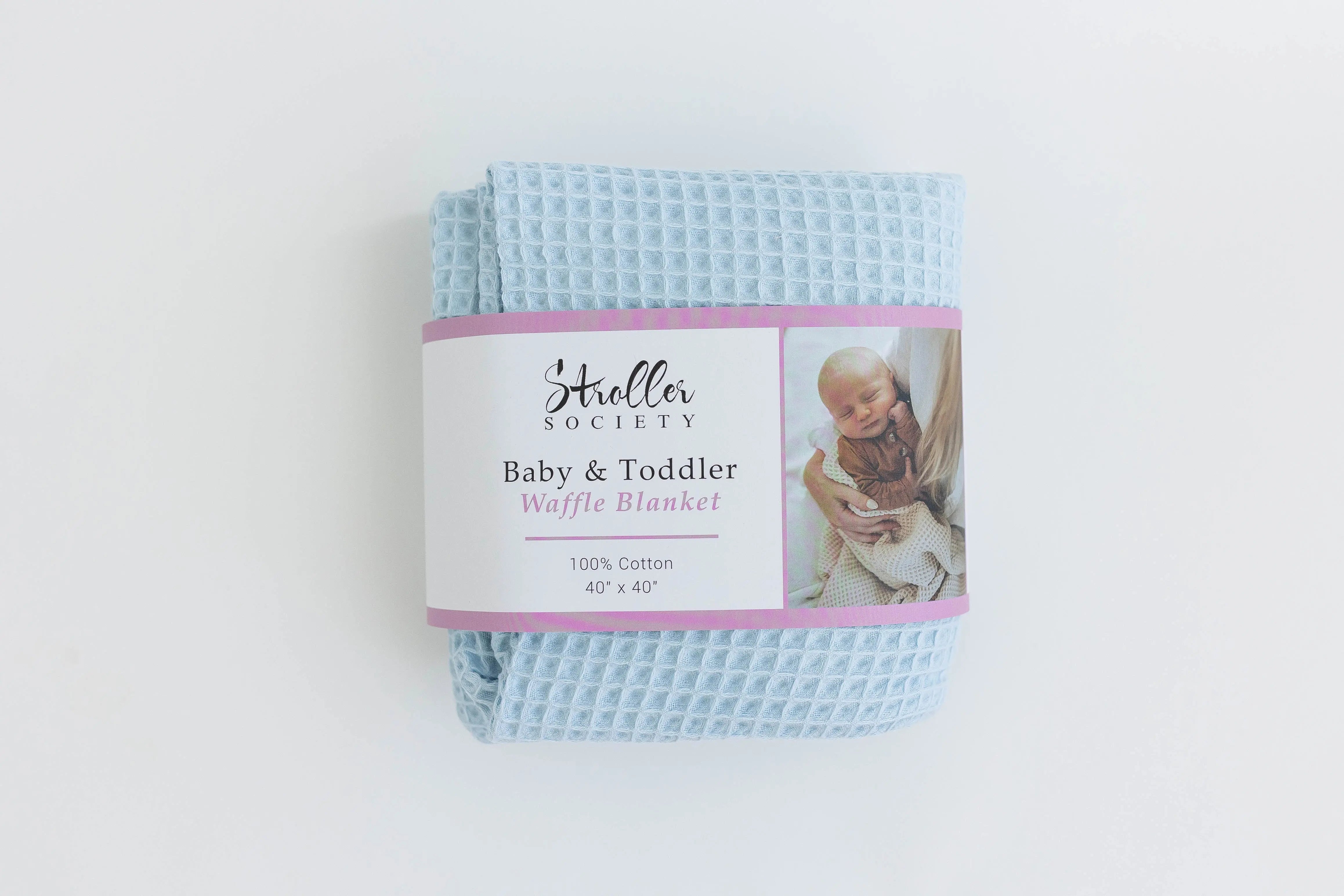 Waffle Blankets - Newborn, Baby, Toddler - 100% Cotton in - Swaddle Blankets & Hat / Headband Sets photo