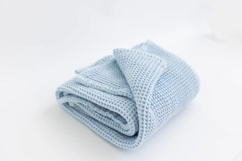 Waffle Blankets - Newborn, Baby, Toddler - 100% Cotton in - Swaddle Blankets & Hat / Headband Sets photo