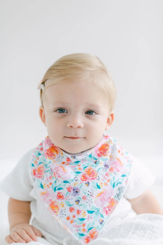 Bandana Bibs - Flowers, Hearts and Bows in - Baby Bibs photo