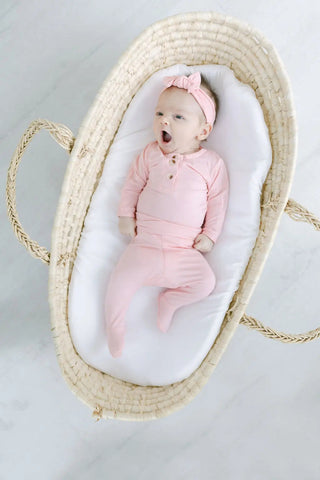 Top and Bottom Outfit, Hat and Headband Set (Newborn - 12 months) - Pink in - Onesies photo