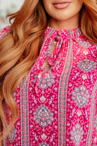 Moments Like This V-Neck Bell Sleeve Blouse in - Tops photo